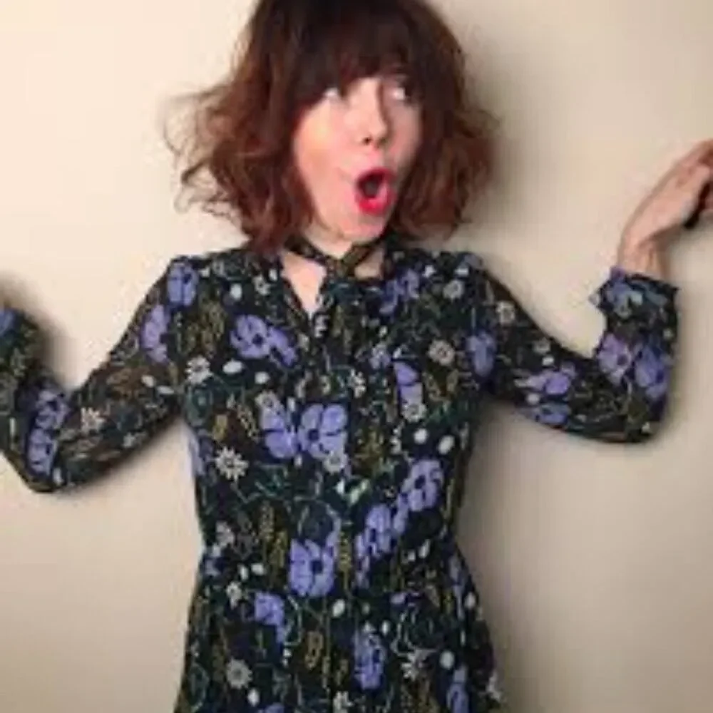 Banana Republic Dark Floral Print Long Sleeve Dress Size XS Fall Romantic - Picture 3 of 9
